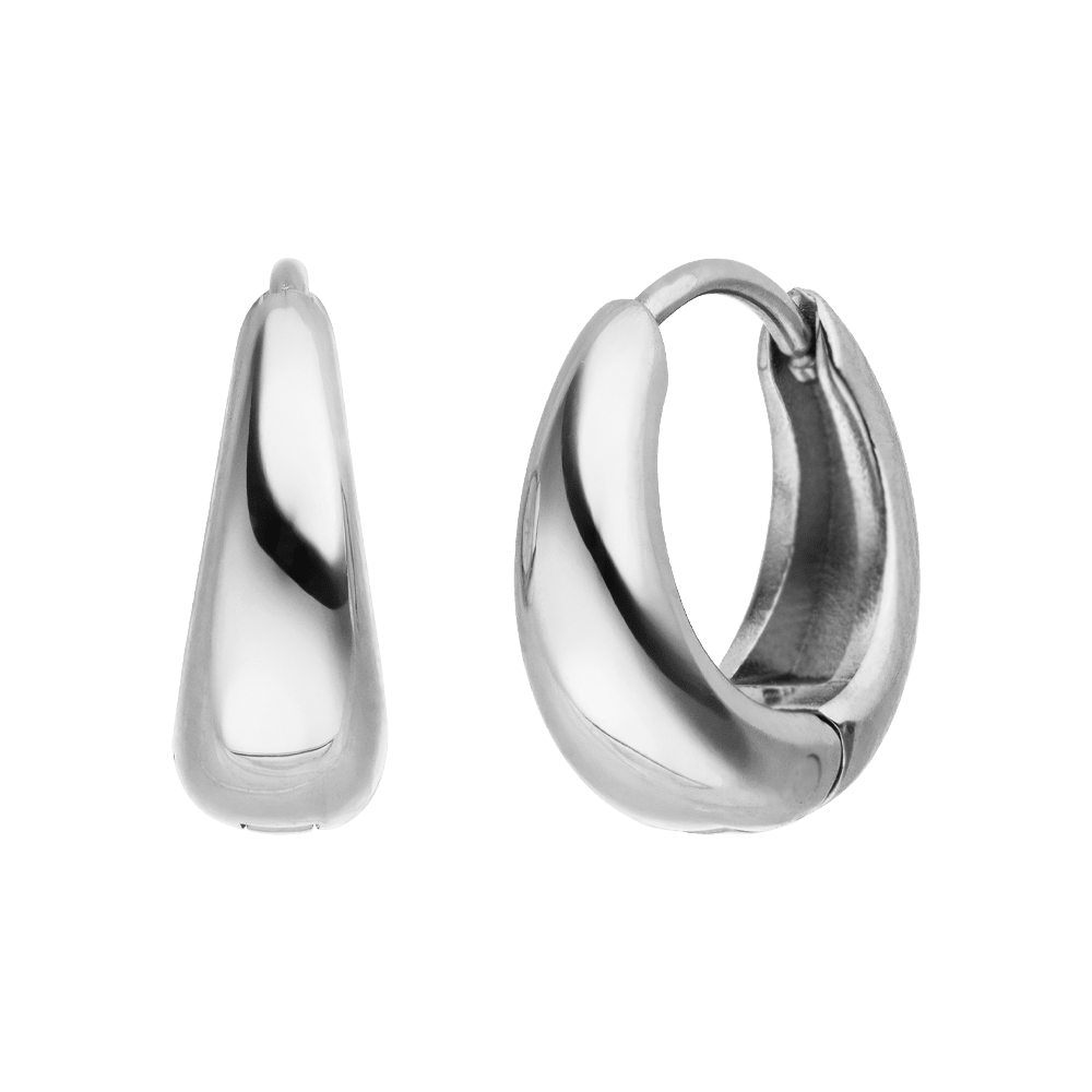 BOUCLES D'OREILLES KATE plaquées or 18K - 12mm - Fabriqué en Allemagne
