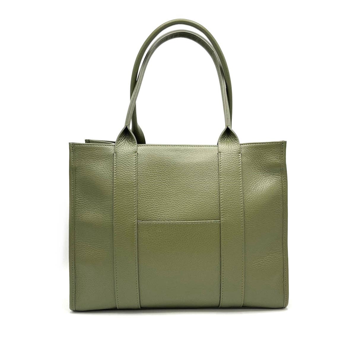 Sac cabas REGINA en cuir véritable. Fabriqué en Italie