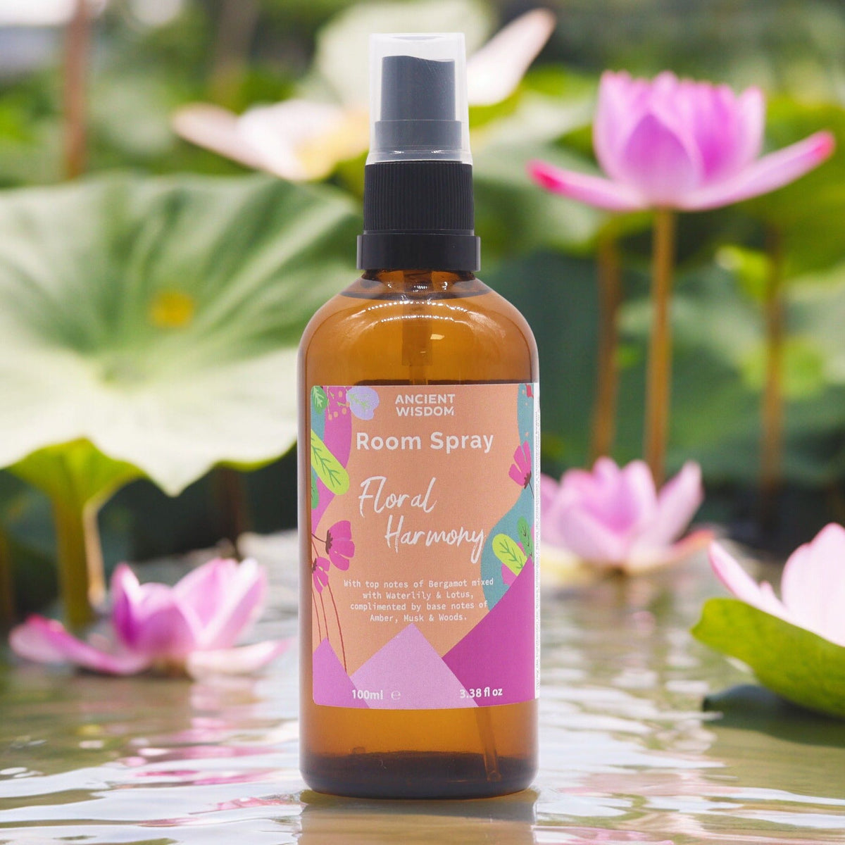 BRUME D'AMBIANCE - Harmonie Florale 100ml - Fabriqué en Angleterre