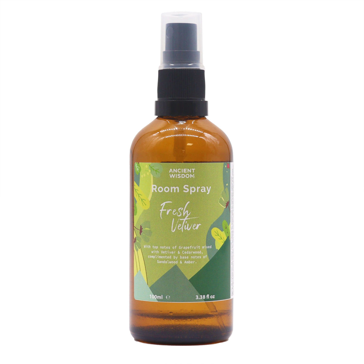 SPRAY D'AMBIANCE POUR LA MAISON - Vétiver Frais 100ml - Fabriqué en Angleterre
