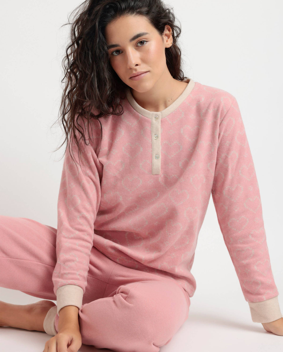 PYJAMA BOUTONS ADMAS LOVE TO LOVE