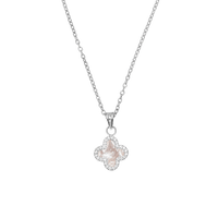 GLOW CLOVER NECKLACE | 18K Gold Plated. GOLD Made in Germany
