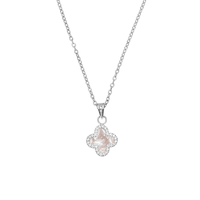 GLOW KLOVER KETTING | 18K verguld. GOUD Gemaakt in Duitsland