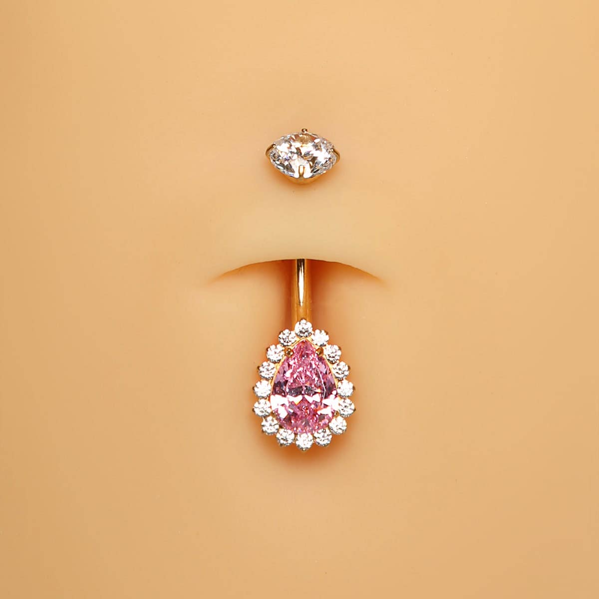 PIERCING DE NOMBRIL ROSE ELEGANCE ROSE
Titane : Or - Fabriqué en Allemagne.