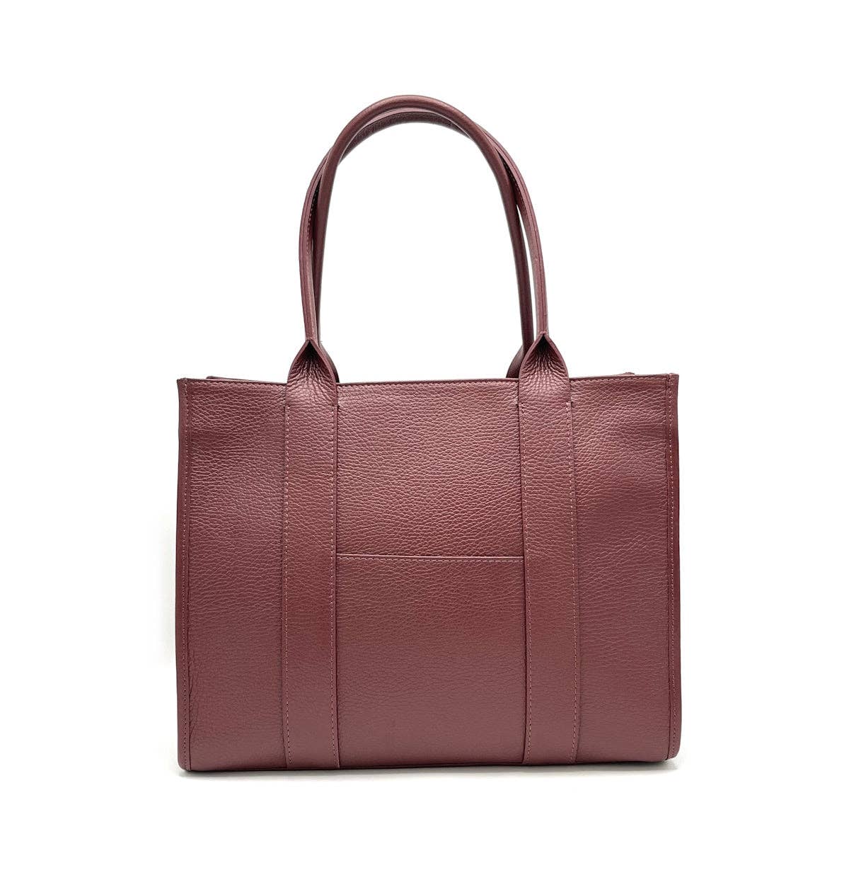 Sac cabas REGINA en cuir véritable. Fabriqué en Italie