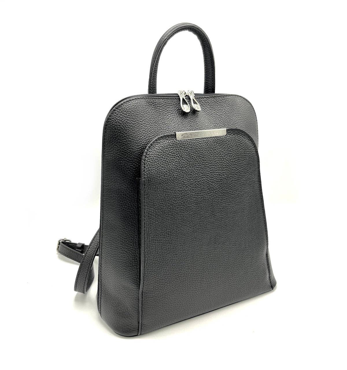 OLÍVIA GENUINE LEATHER BACKPACK FOR WOMEN. MADE IN ITALY