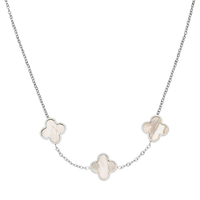 18K Gold Plated CLOVER Necklace - Made in Germany.