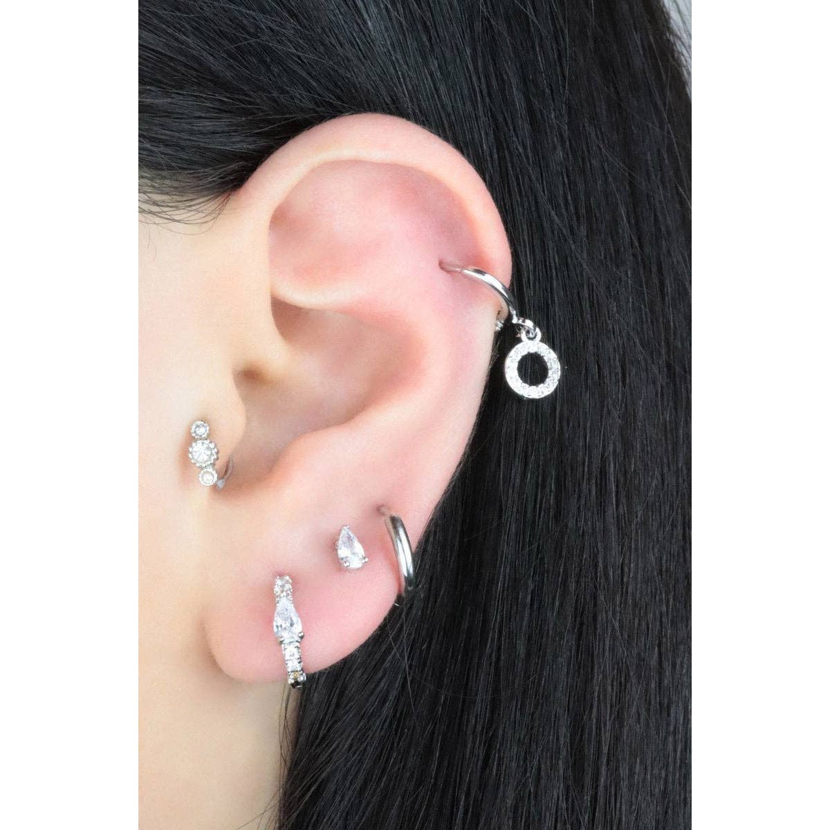 BOUCLES D'OREILLES CRÉOLES SIMPLES - Plaqué or 18 carats - 1,4 cm - Fabriqué en Allemagne