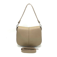 GENUINE LEATHER SHOULDER BAG. MADE IN ITALY