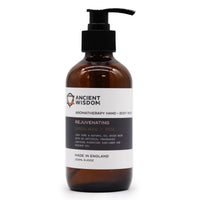 HAND AND BODY WASH - Sandalwood & Rose 250ml - Made in England