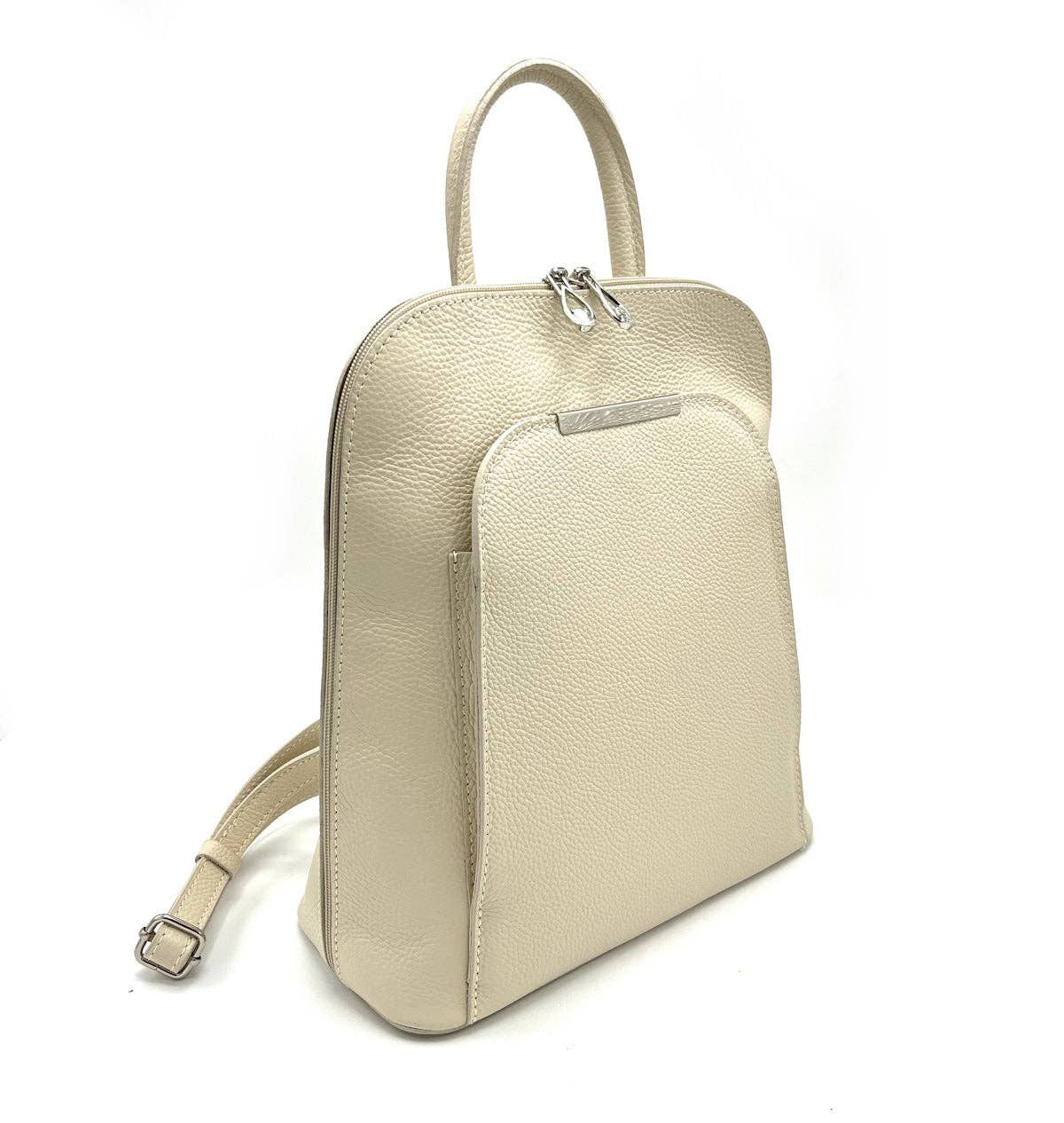 OLÍVIA GENUINE LEATHER BACKPACK FOR WOMEN. MADE IN ITALY
