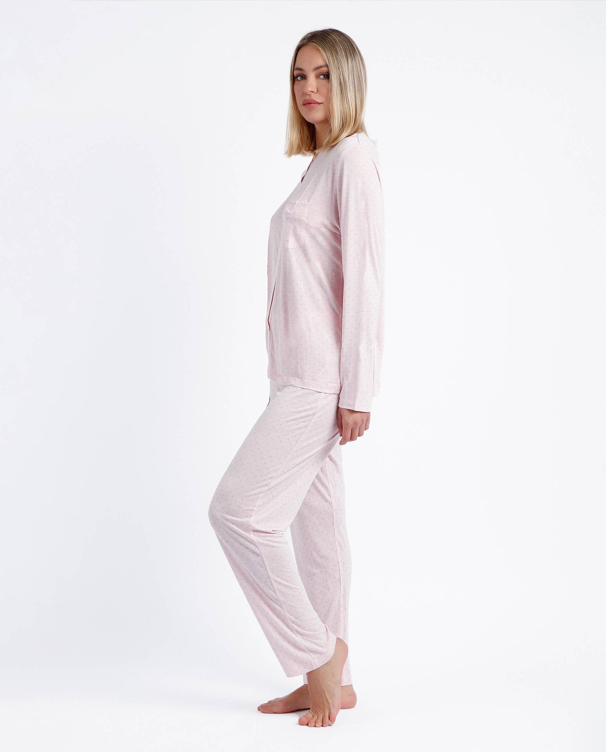 PYJAMA OUVERT MANCHES LONGUES GOODNIGHT FEMME FEMME ADMAS CLASSIC