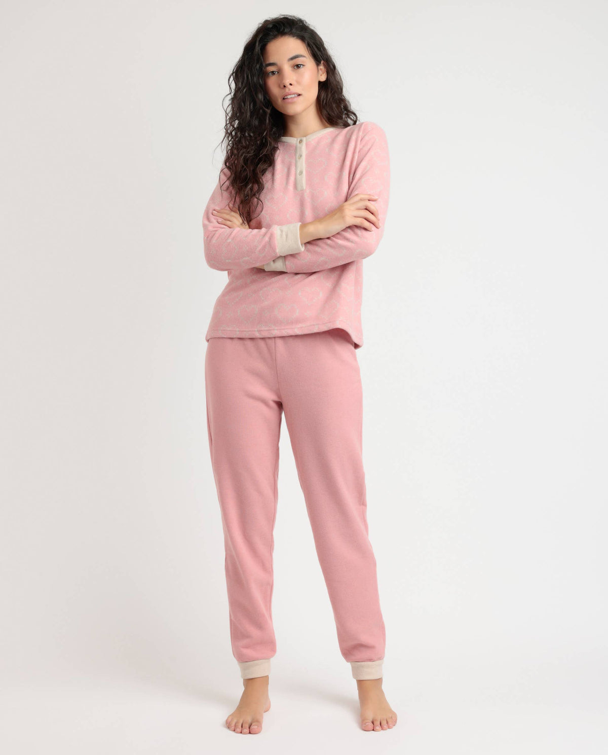 PYJAMA BOUTONS ADMAS LOVE TO LOVE