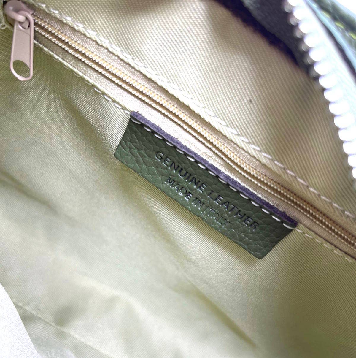 JESSICA LEATHER SHOULDER BAG. MADE IN ITALY