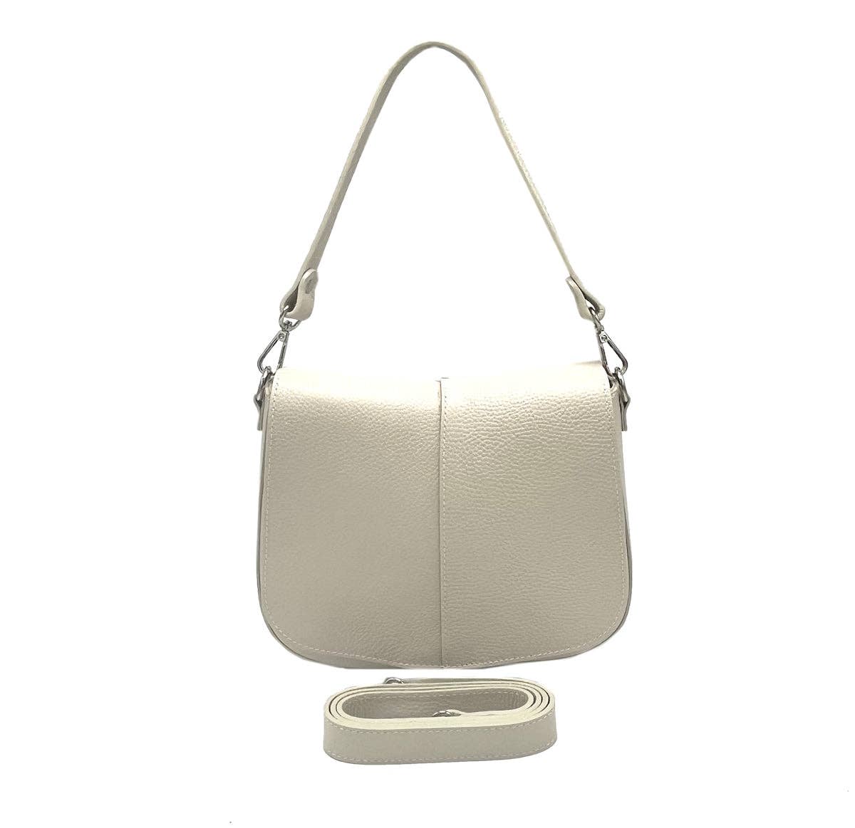 JESSICA LEATHER SHOULDER BAG. MADE IN ITALY