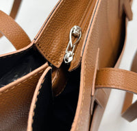 GENUINE LEATHER TOTE BAG. MADE IN ITALY - SOPHIA