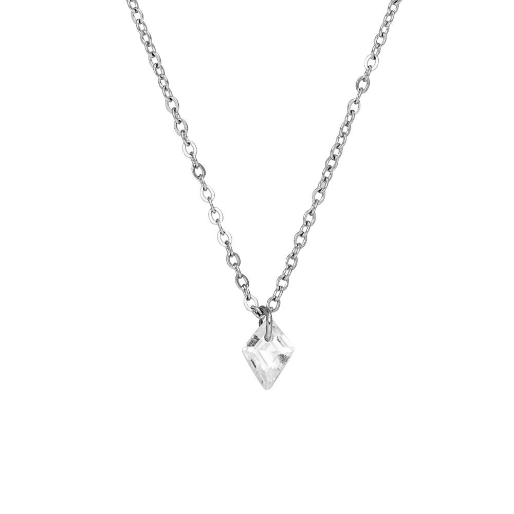 COLLIER ÉCHIQUIER - Plaqué or 18 carats - Fabriqué en Allemagne