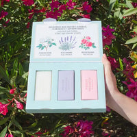 Panier des Sens Coffret com 3 Sabonetes Perfumados – 3 × 100 g, Feitos em França