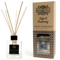 DIFUSOR DE ÓLEO ESSENCIAL  VARETAS- SAGE & ROSEMARY 200ML- Made in England