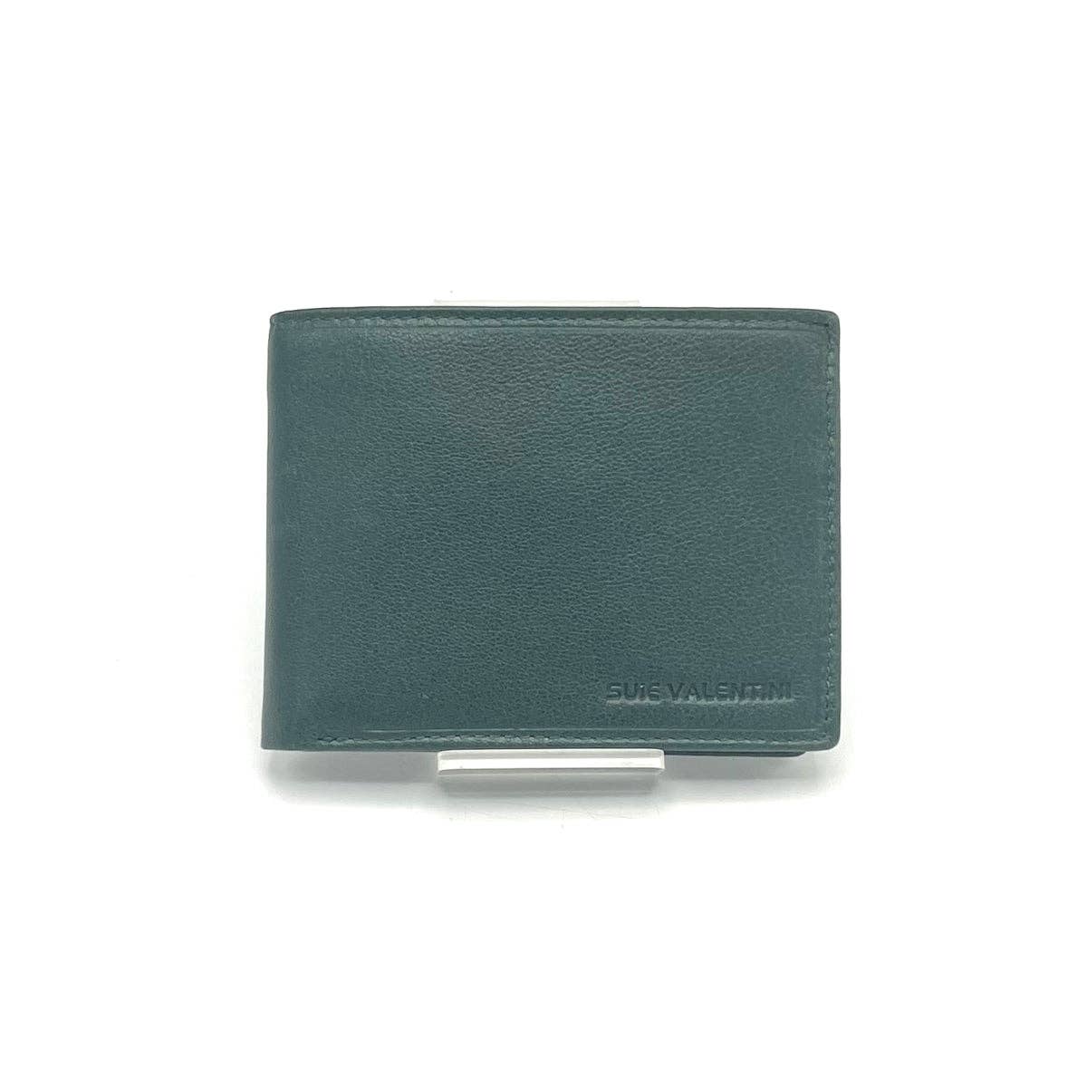 CLASSIC MEN'S GENUINE LEATHER WALLET. MADE IN ITALY.
