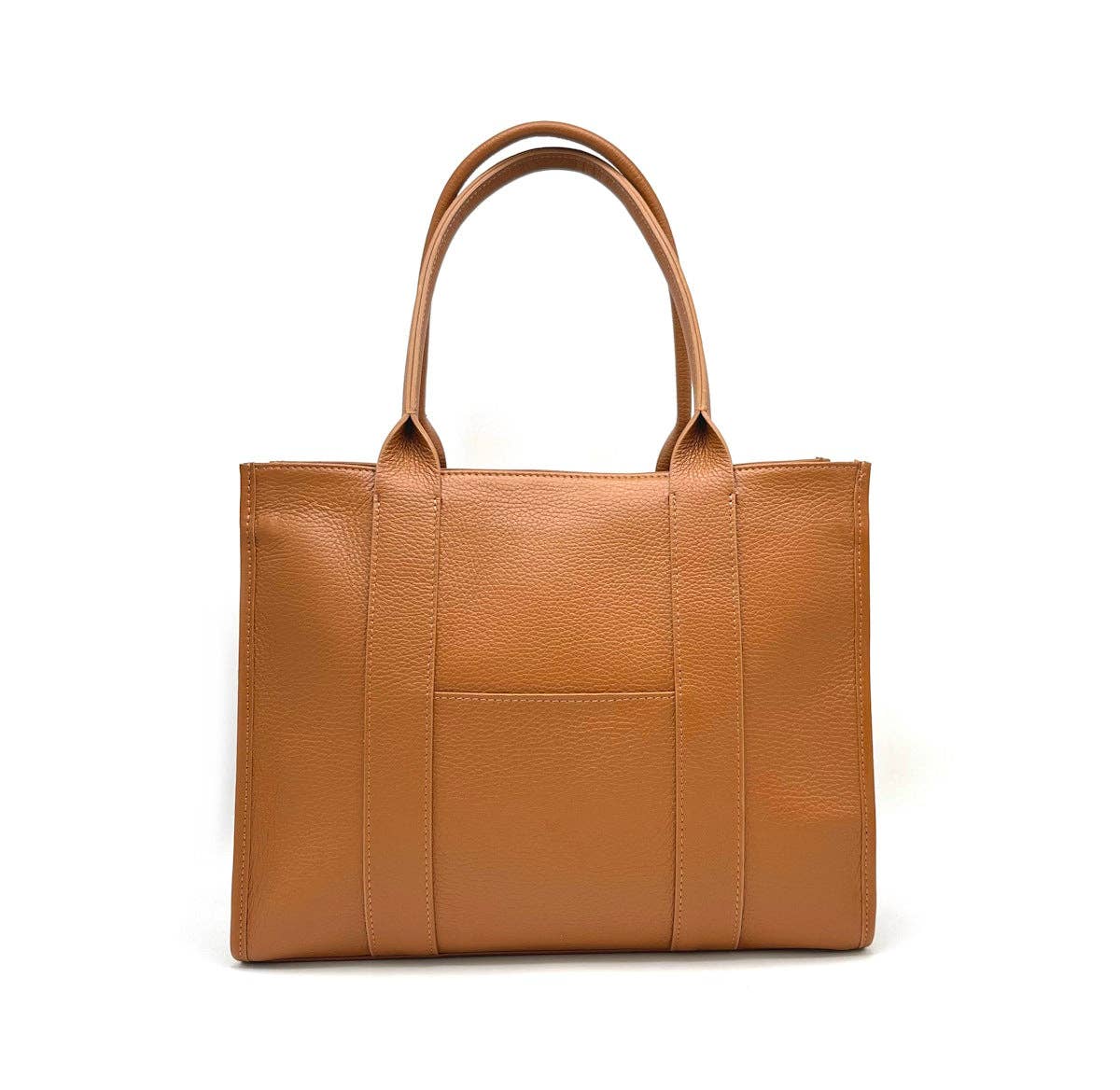 Sac cabas REGINA en cuir véritable. Fabriqué en Italie