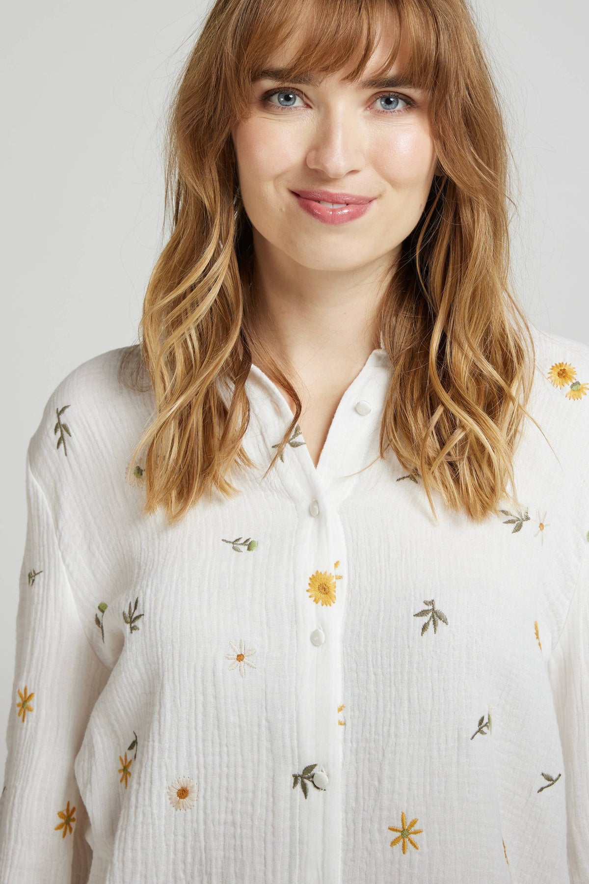 CHEMISE BRODÉE EN COTON