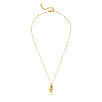 COLAR ROSA  | Banhado a Ouro 18K -Fabricado em Alemanha