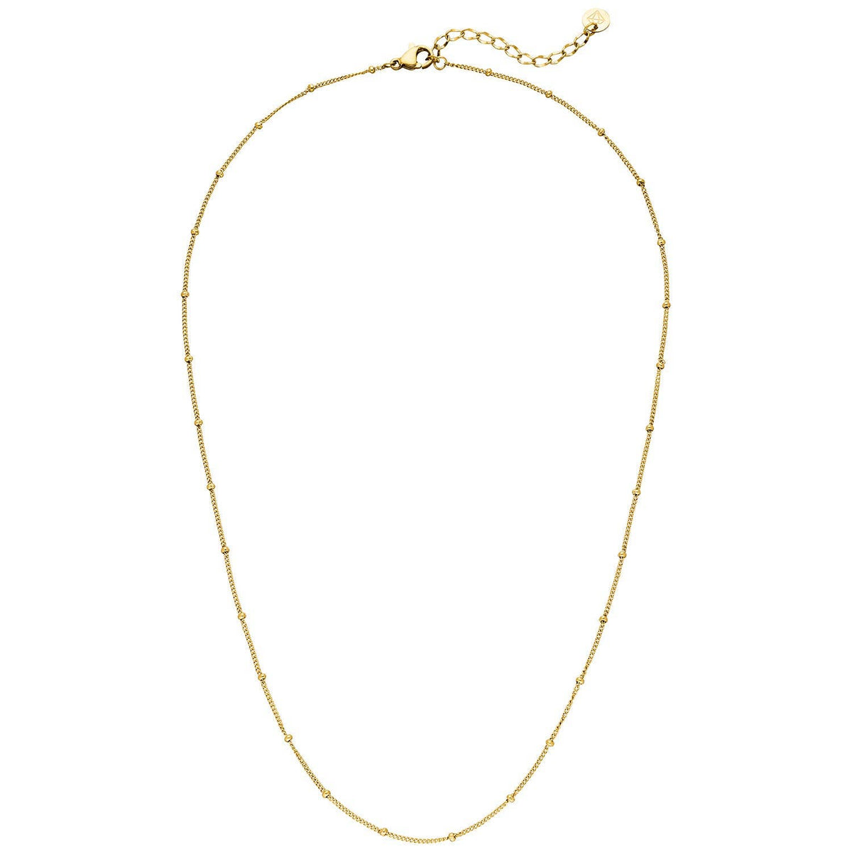 COLLIER DOTS Plaqué or 18 carats - Fabriqué en Allemagne