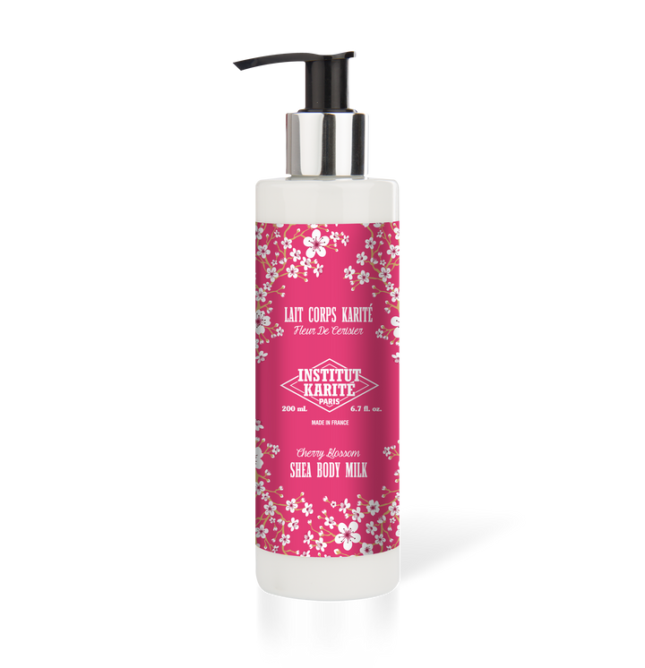 Institut Karité Paris Loção Corporal com Karité Cherry Blossom (Flor de Cerejeira) – 200 ml