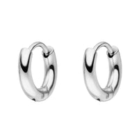 BRINCOS ARGOLA SIMPLES- Banhado a ouro 18K -1,4 cm- Fabricado em Alemanha