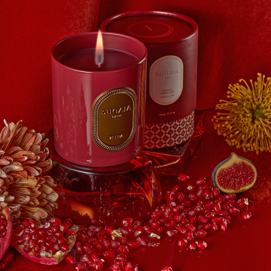 ZELDA BUGAIA PARIS SCENTED CANDLE .Made in France. Not tested on animals