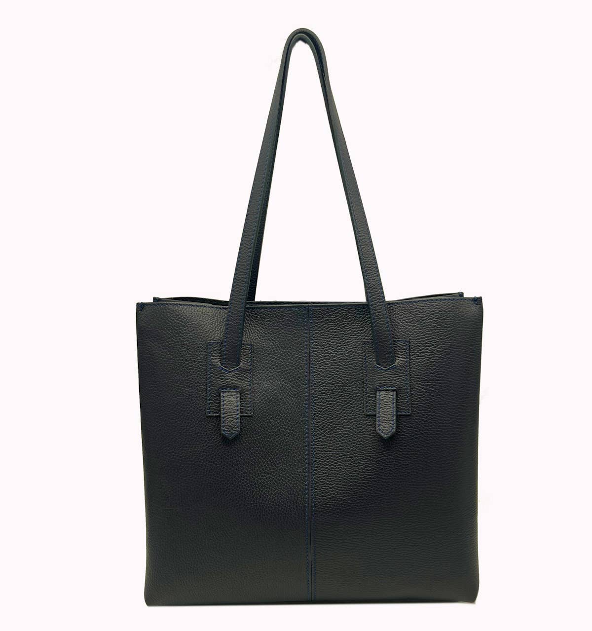 SOPHIA LEATHER TOTE BAG. MADE IN ITALY