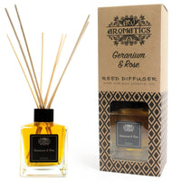 REED DIFFUSER - GERANIUM & ROSE 200 ml - Made in England
