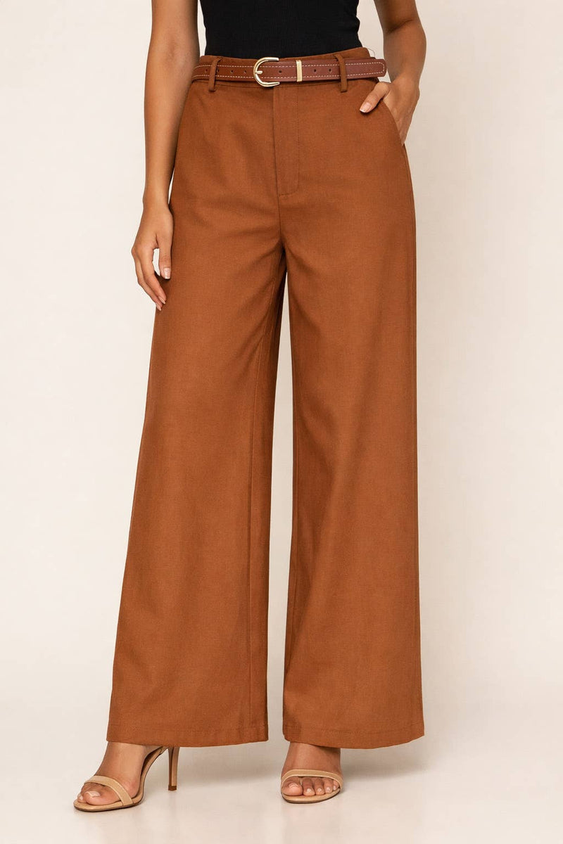 WIDE-LEG BROEKEN MET ÉPURE FLOW BELT