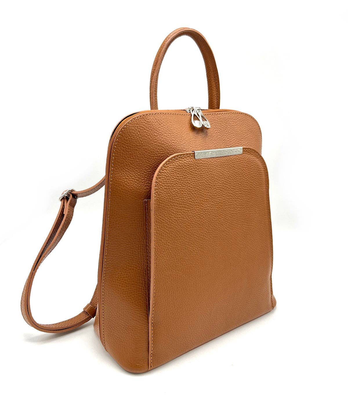 OLÍVIA GENUINE LEATHER BACKPACK FOR WOMEN. MADE IN ITALY