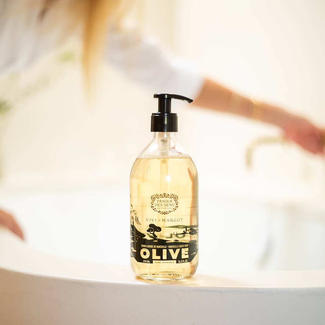 SAVON LIQUIDE DE MARSEILLE OLIVE - Fabriqué en France