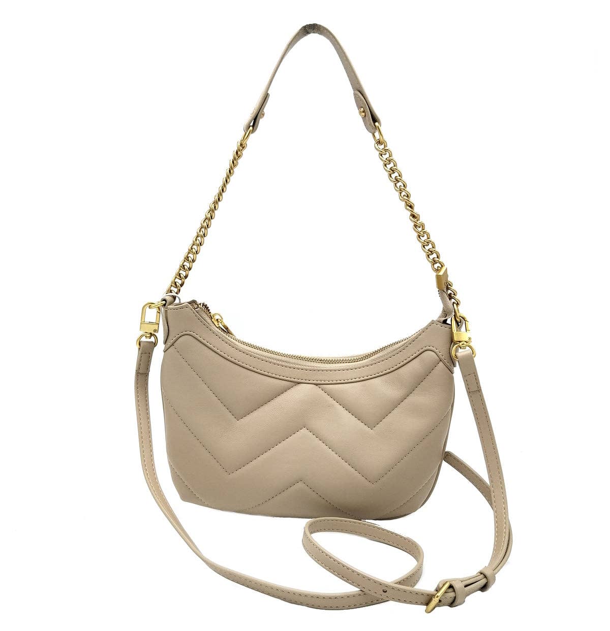 SAC BRUNA CHAÎNE - FABRIQUÉ EN ITALIE