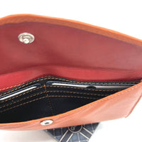 Cartera para mujer de cuero auténtico.