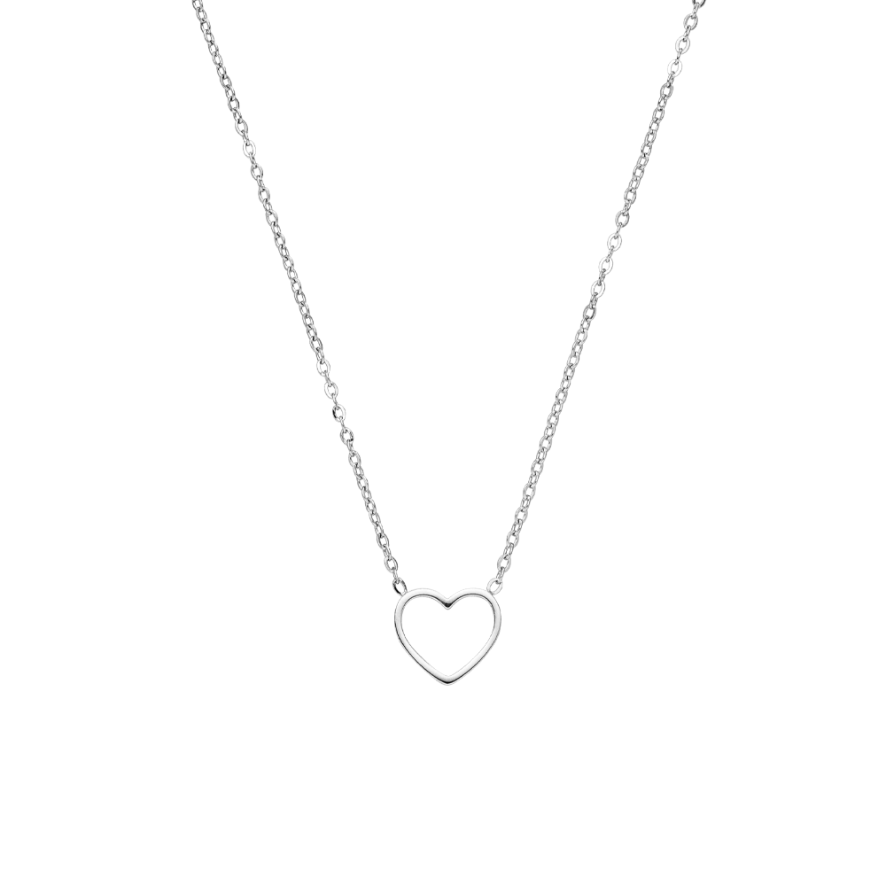 COLLIER DÉLICAT CŒUR Plaqué or 18 carats - Fabriqué en Allemagne