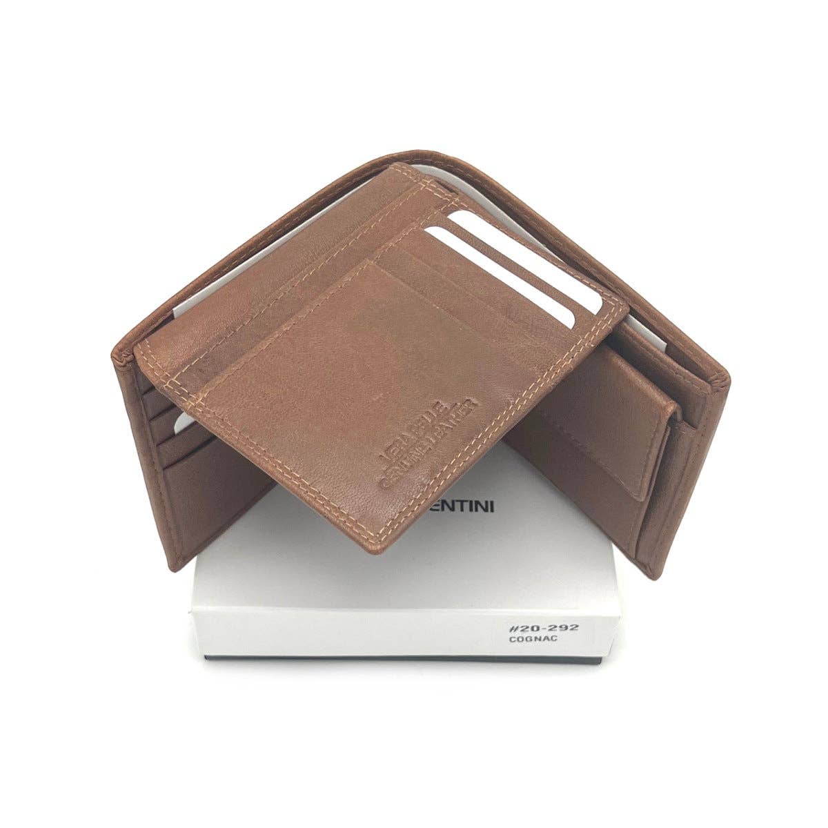 CLASSIC MEN'S GENUINE LEATHER WALLET. MADE IN ITALY.