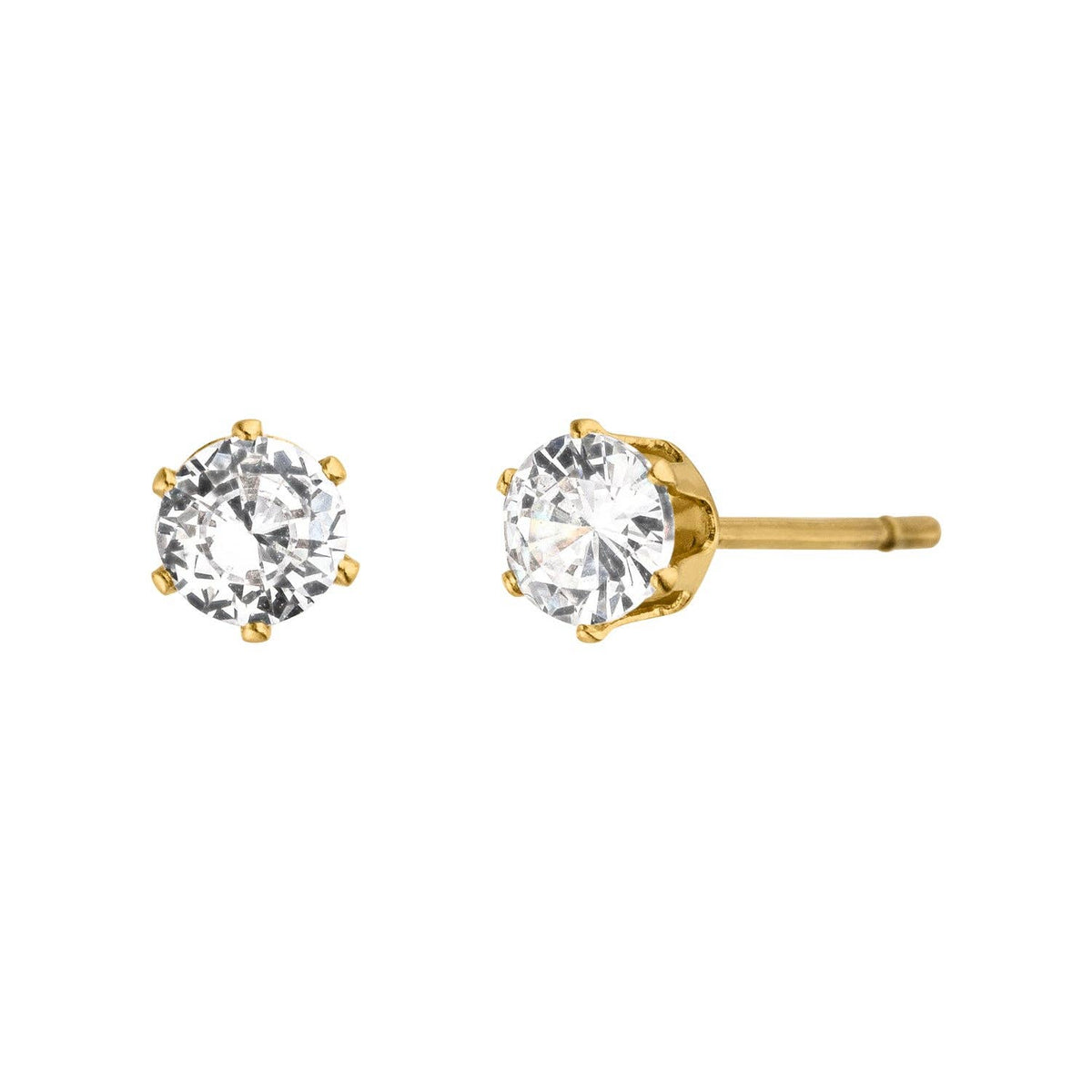 BOUCLES D'OREILLES EAR JACKET PIERRES DE ZIRCONIA modernes Rania - Fabriquées en Allemagne