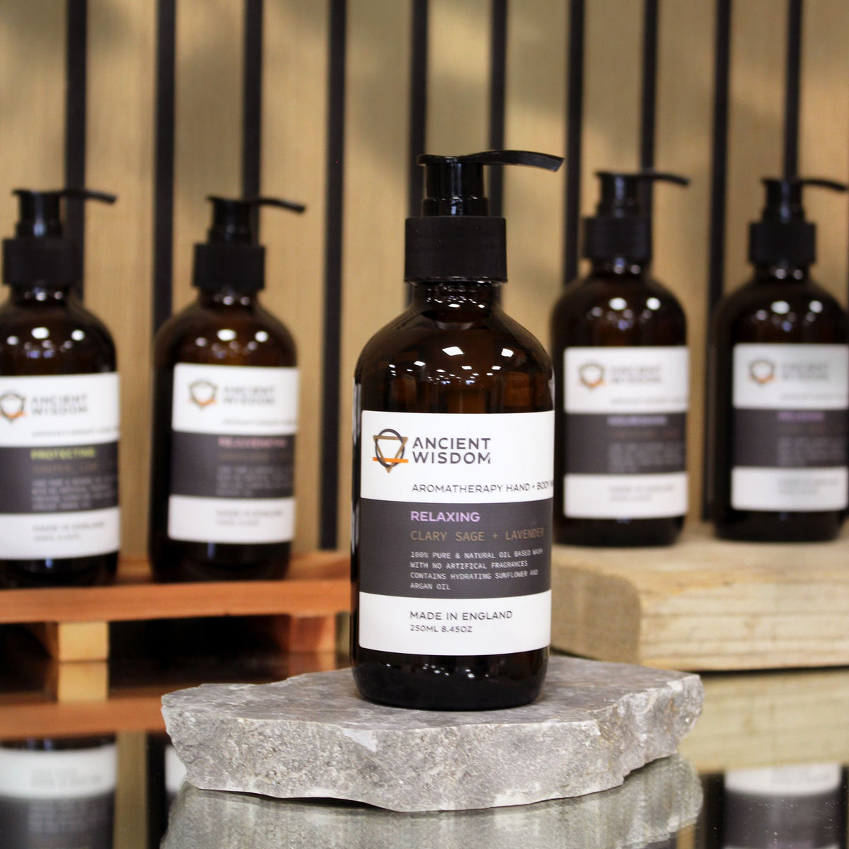GEL DOUCHE MAINS ET CORPS - Mandarine, Ylang & Patchouli 250ml - Fabriqué en Angleterre