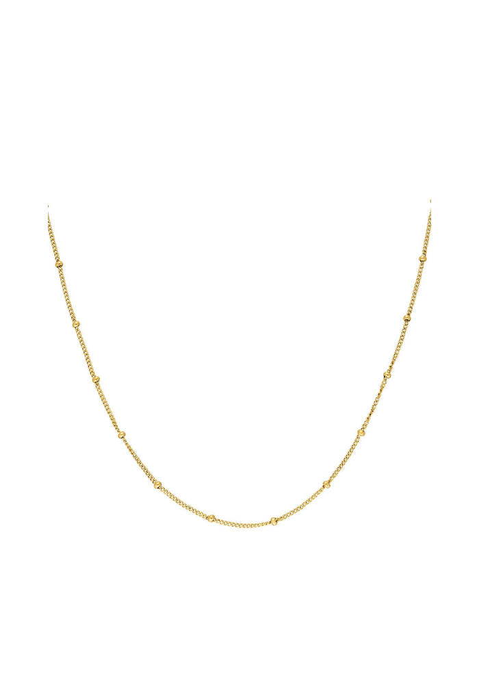 COLLIER DOTS Plaqué or 18 carats - Fabriqué en Allemagne