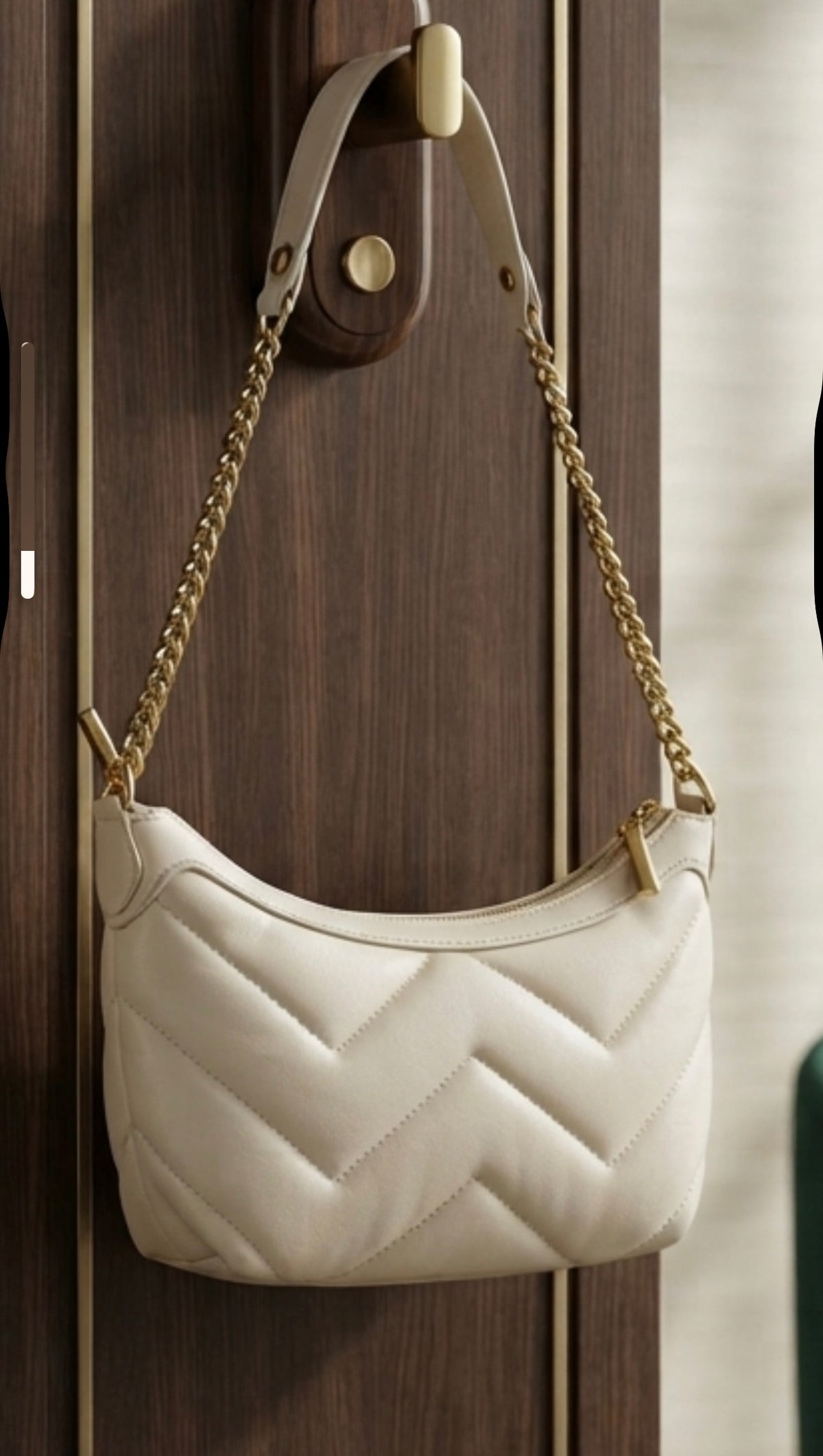 SAC BRUNA CHAÎNE - FABRIQUÉ EN ITALIE