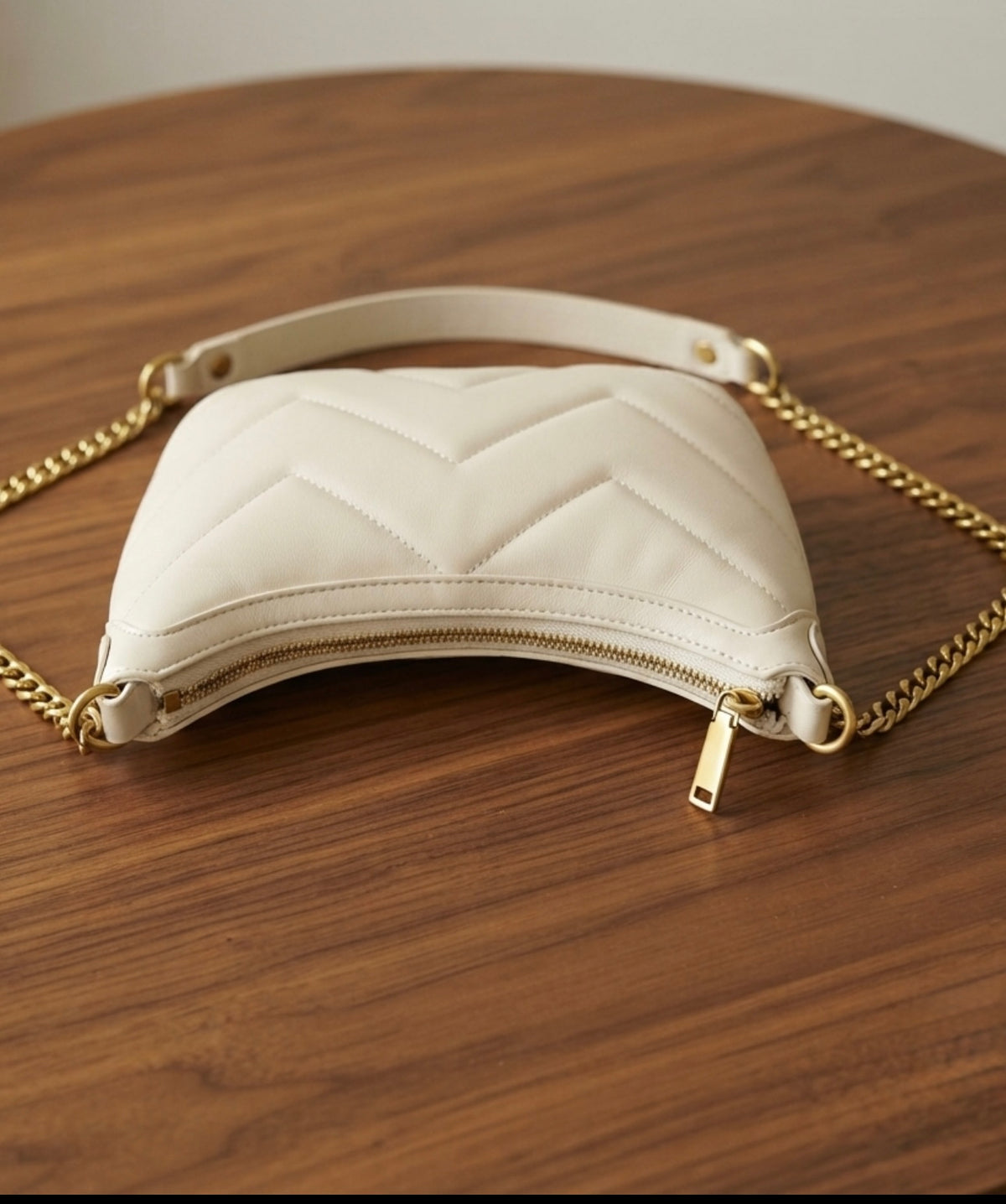 SAC BRUNA CHAÎNE - FABRIQUÉ EN ITALIE