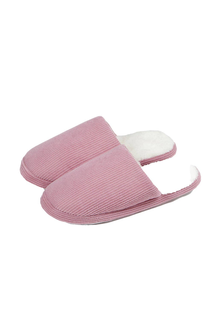 Pantufa Feminina Admas Rosa com Forro Aconchegante