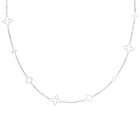 18K Gold Plated FANCY CLOVER Necklace - Made in Germany