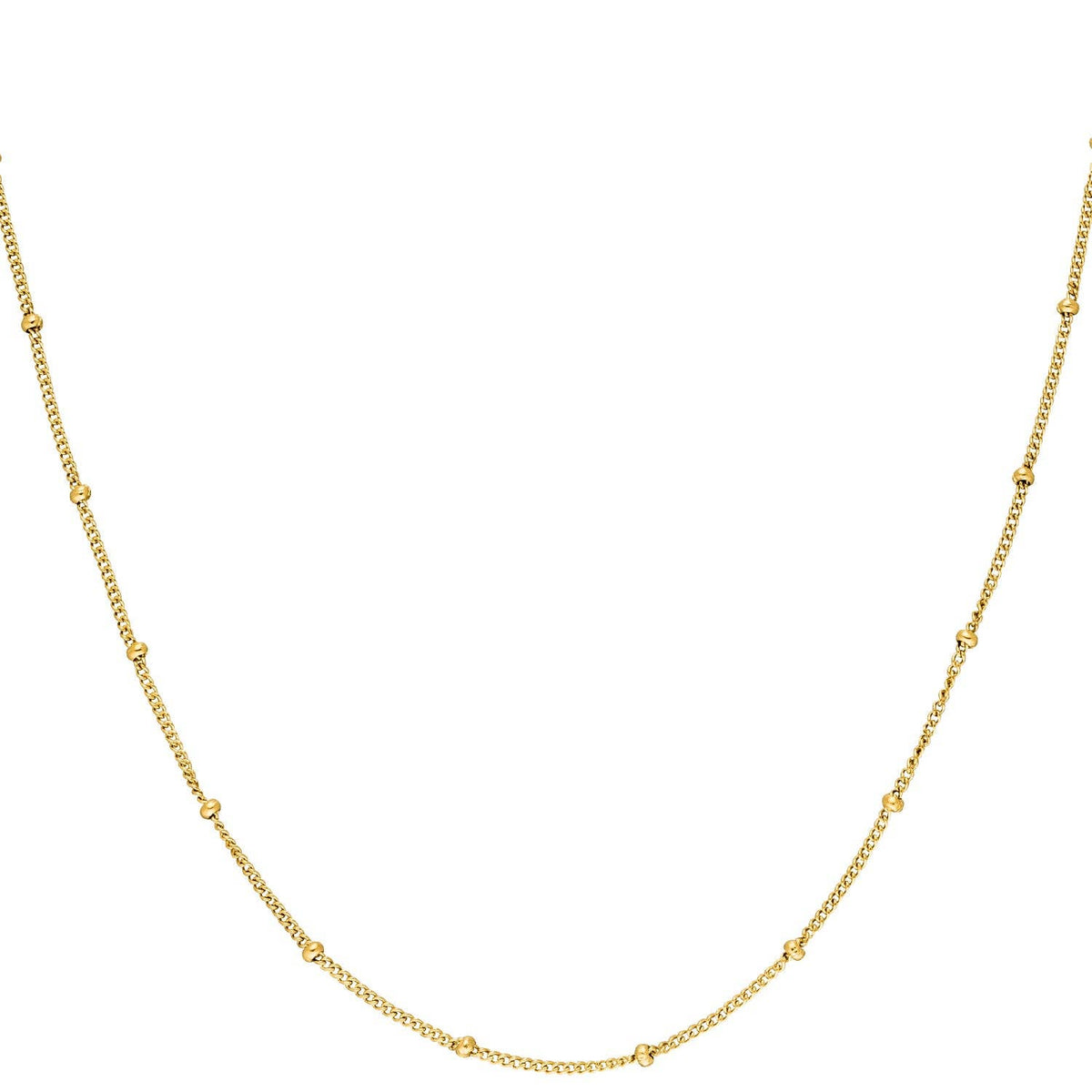 COLLIER DOTS Plaqué or 18 carats - Fabriqué en Allemagne