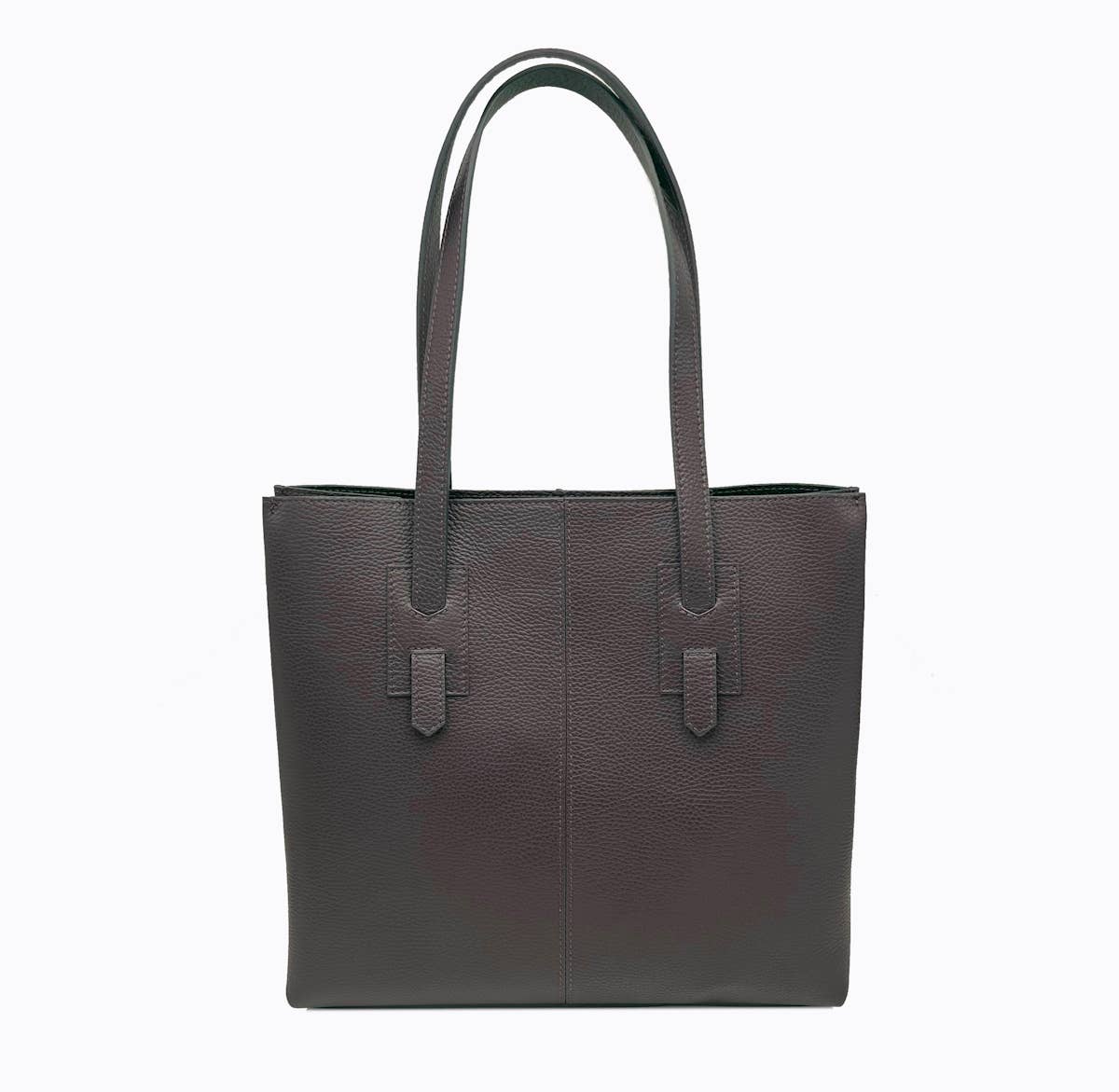 SOPHIA LEATHER TOTE BAG. MADE IN ITALY