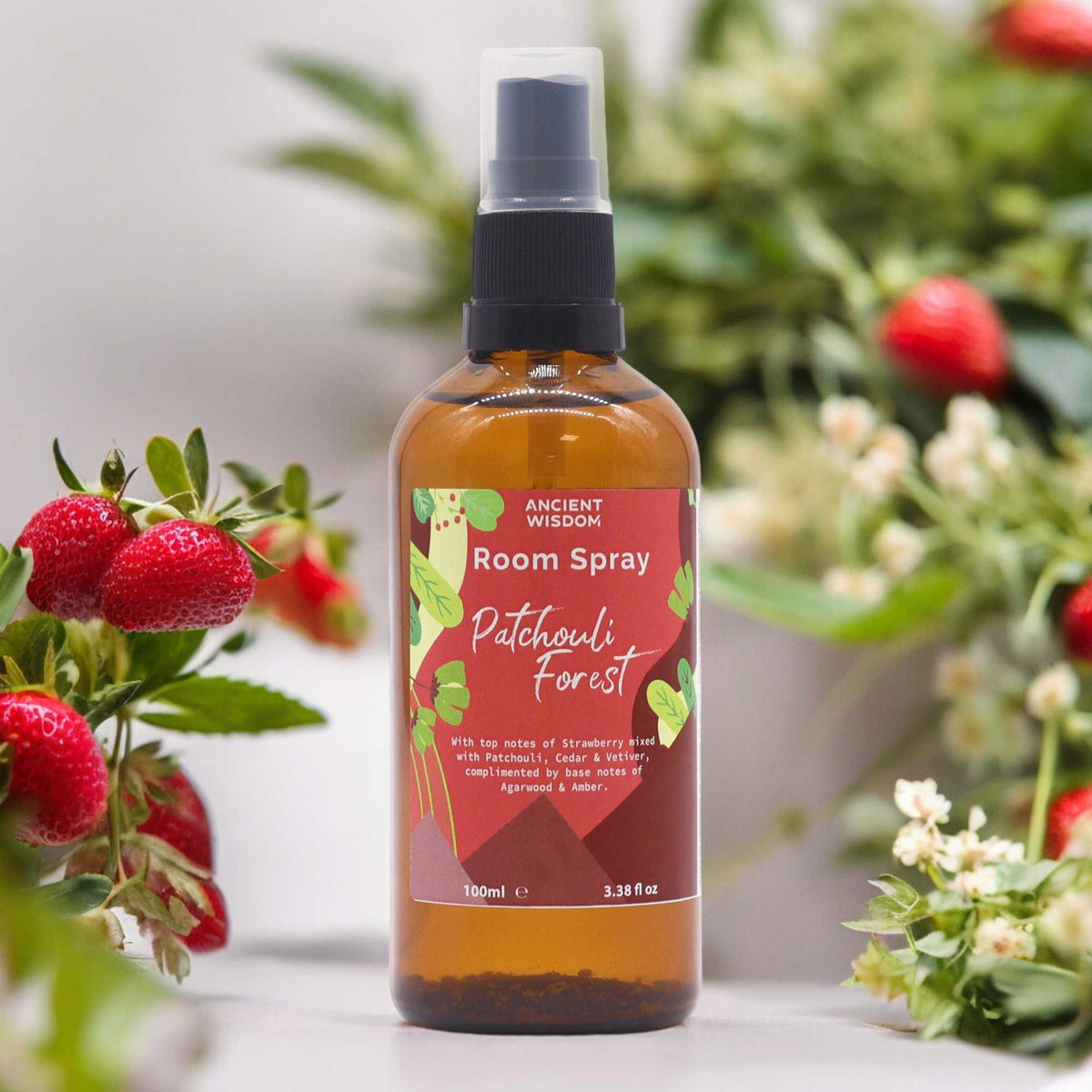 SPRAY D'AMBIANCE POUR LA MAISON - Forêt de Patchouli 100ml - Fabriqué en Angleterre